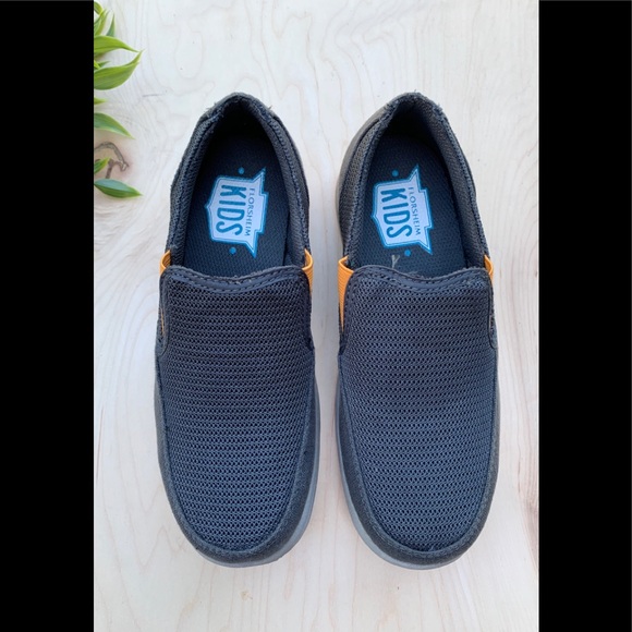 Florsheim boys charcoal flor slip on dress shoes - Picture 3 of 7
